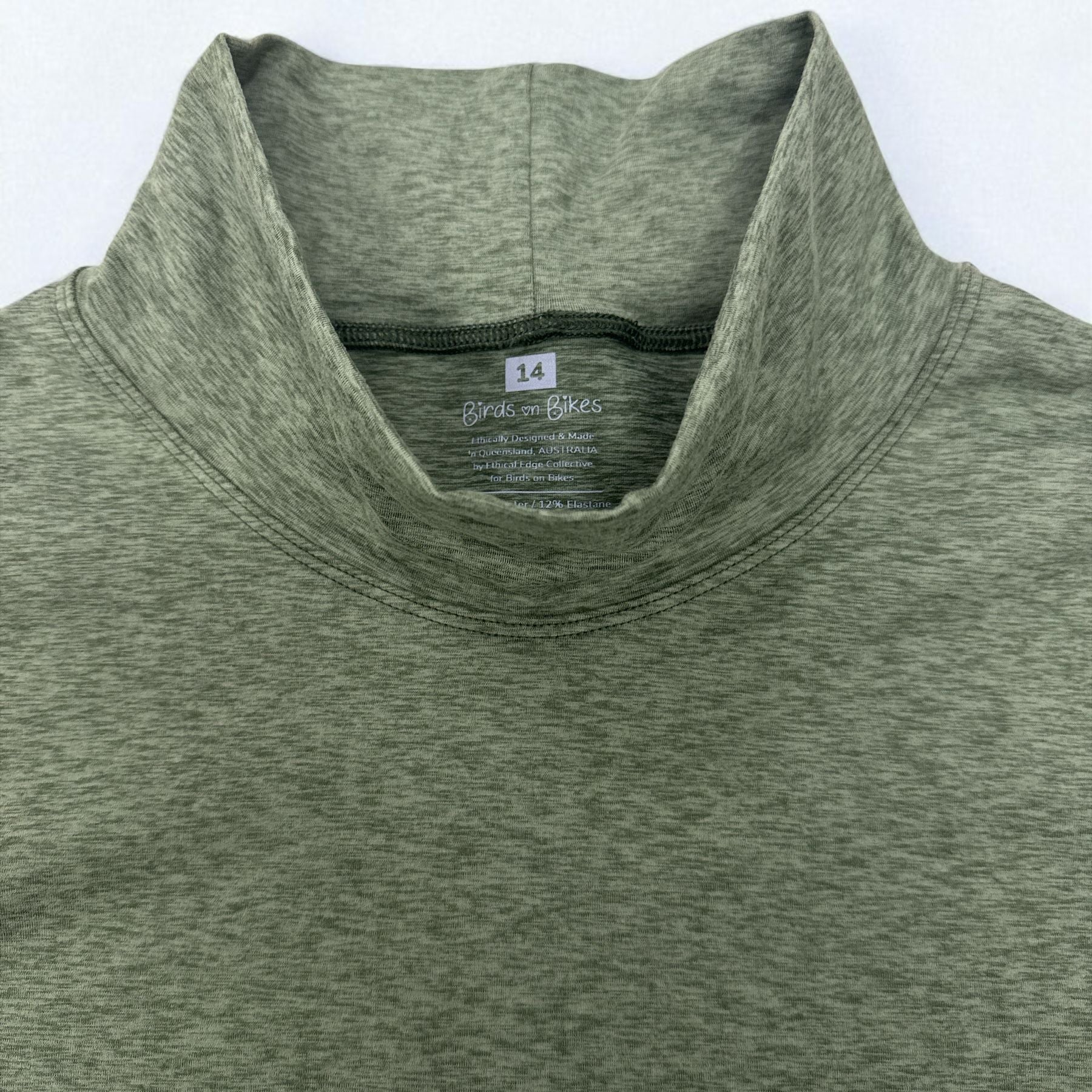 Nomad Skivvy front view showing mock neck