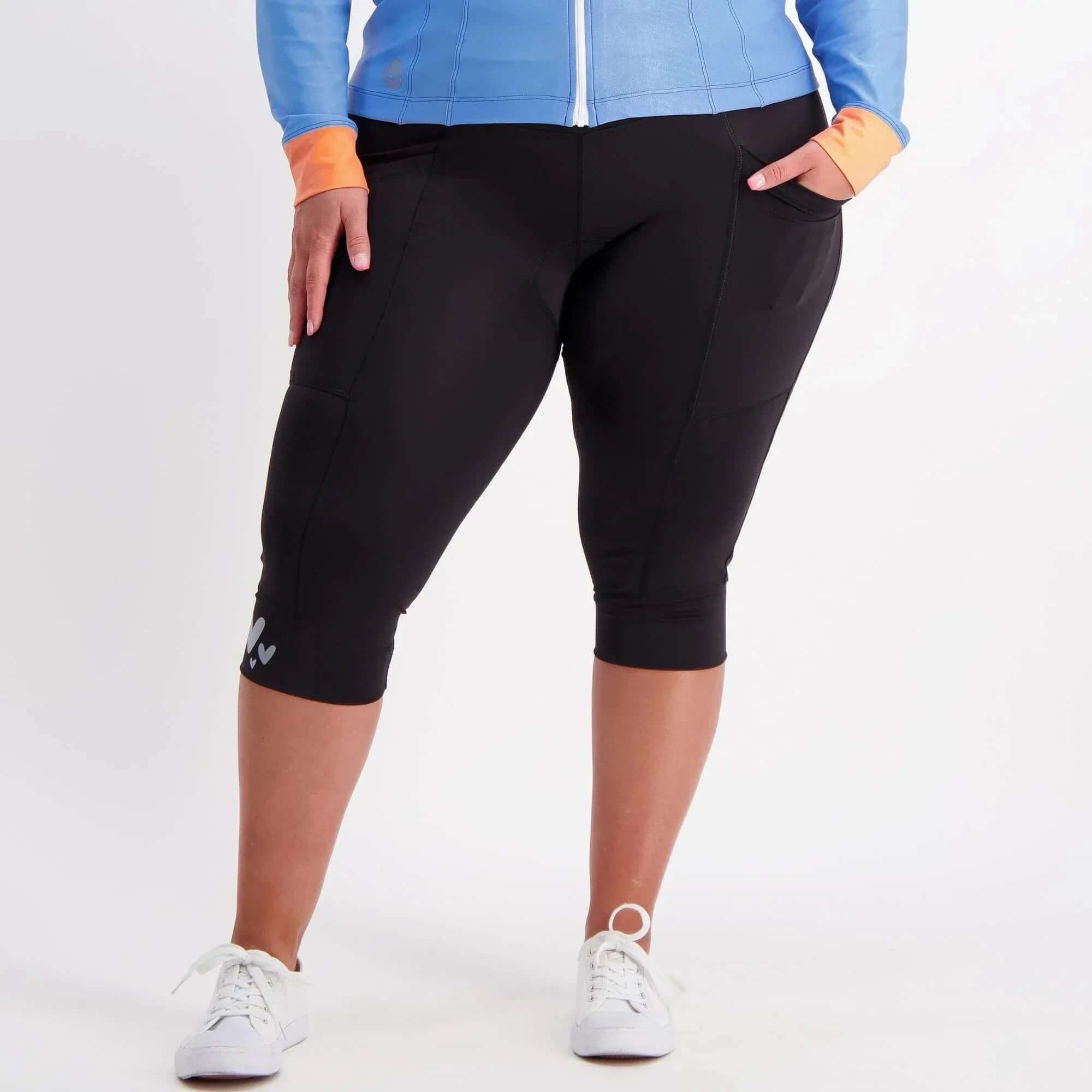 Essential Pocket 3/4 Cycling Pants (ECONYL®) - Birds on Bikes