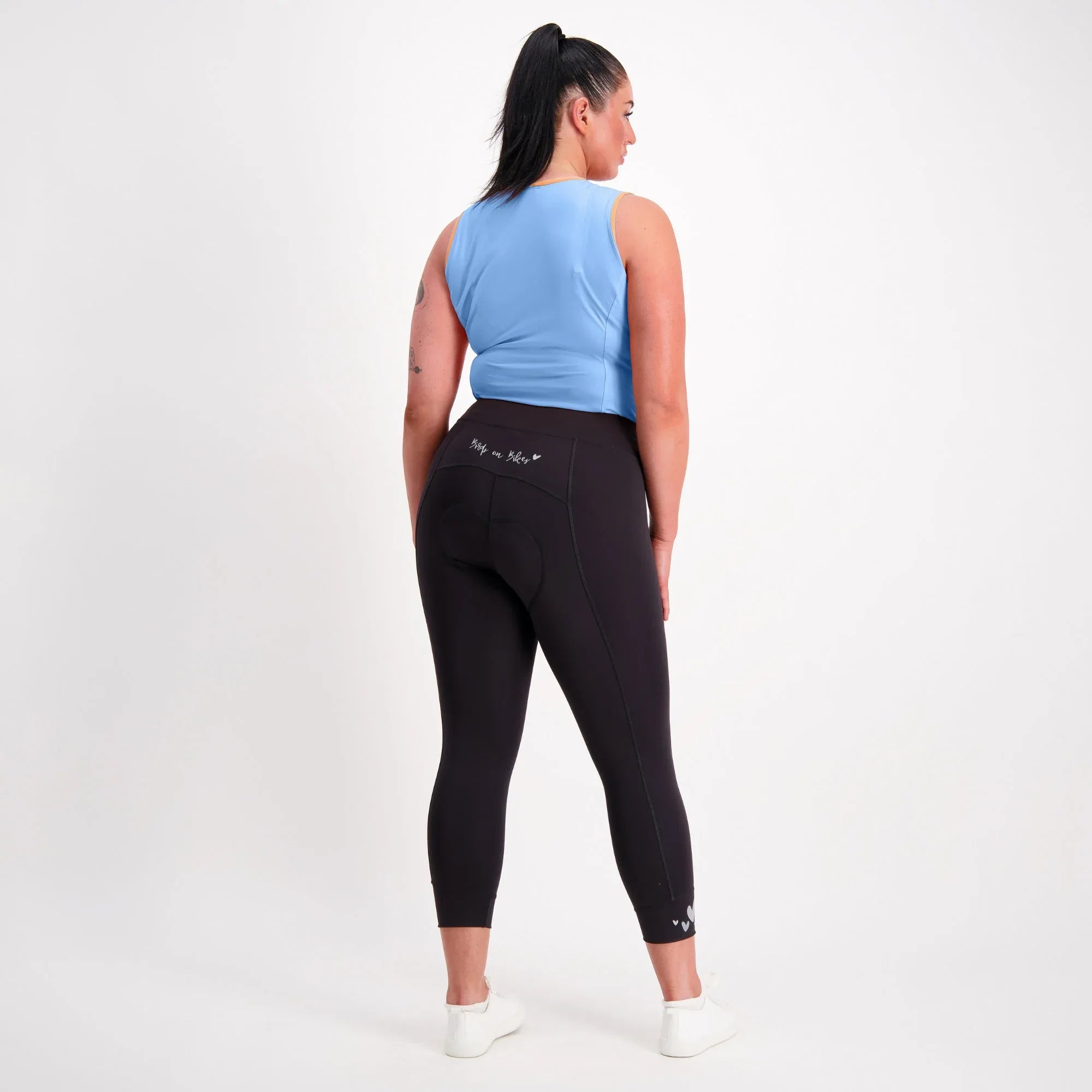 Eco Sleeveless Cycling Base Layer - Blue - Birds on Bikes