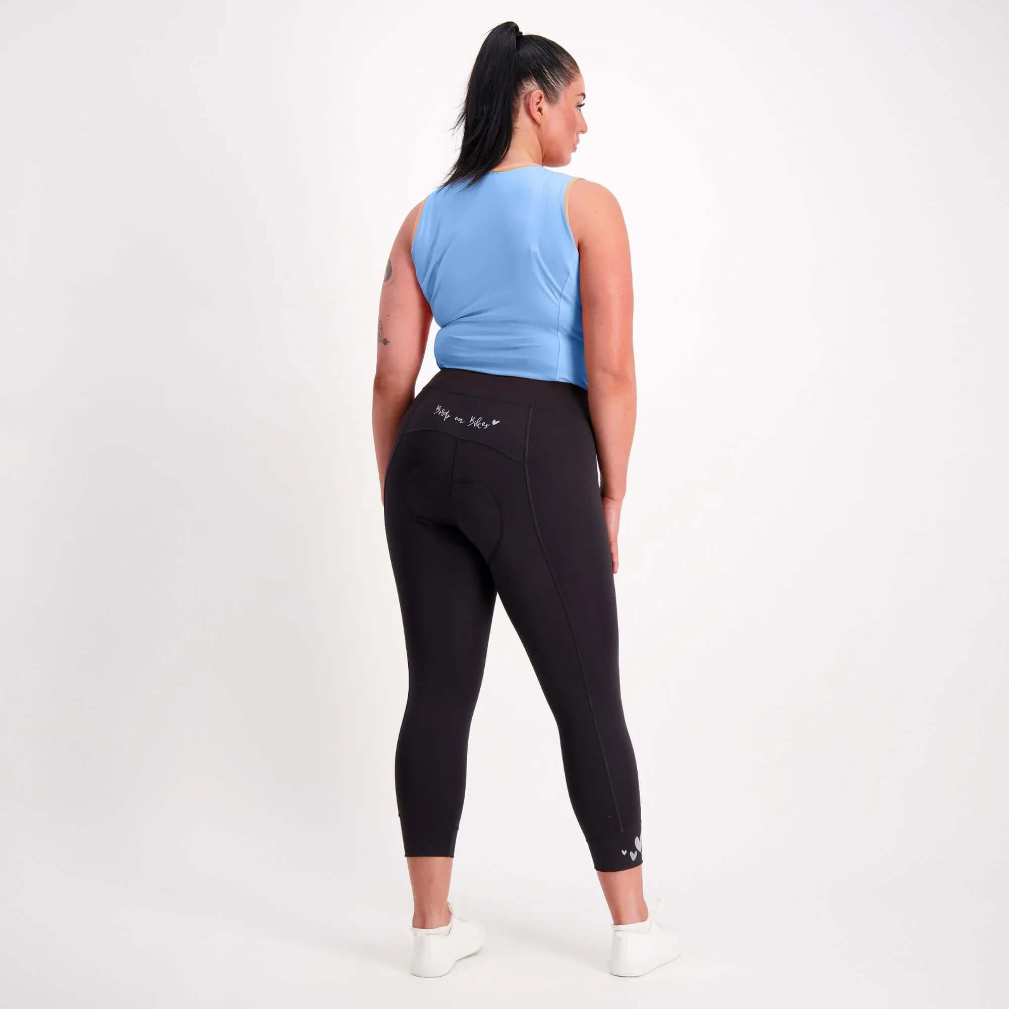 Eco Sleeveless Cycling Base Layer - Blue - Birds on Bikes
