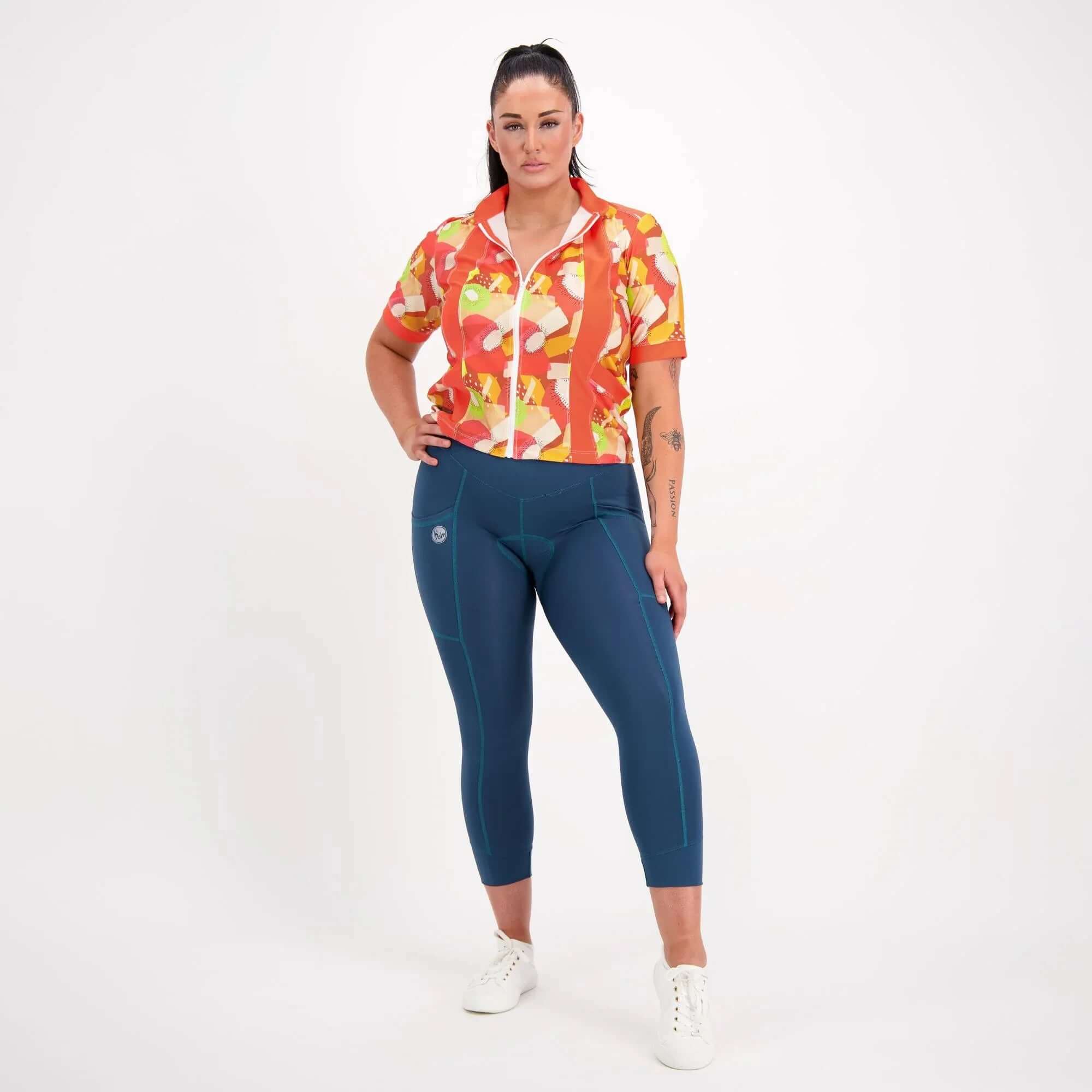 Carefree Women’s Cycling Jersey - Tutti Fruity - Birds on Bikes