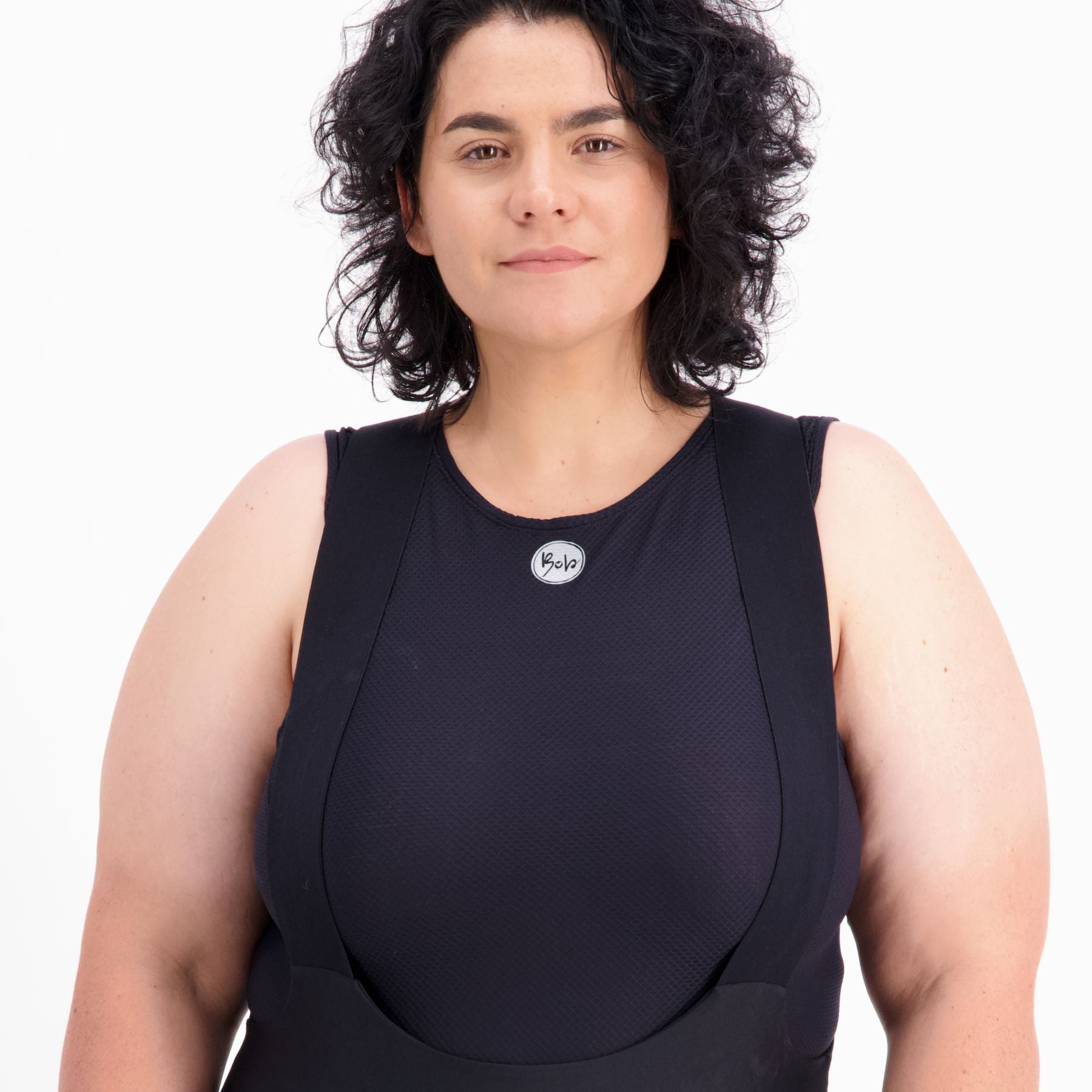 Black Mesh Base Layer Women's Sleeveless Cycling Base Layer