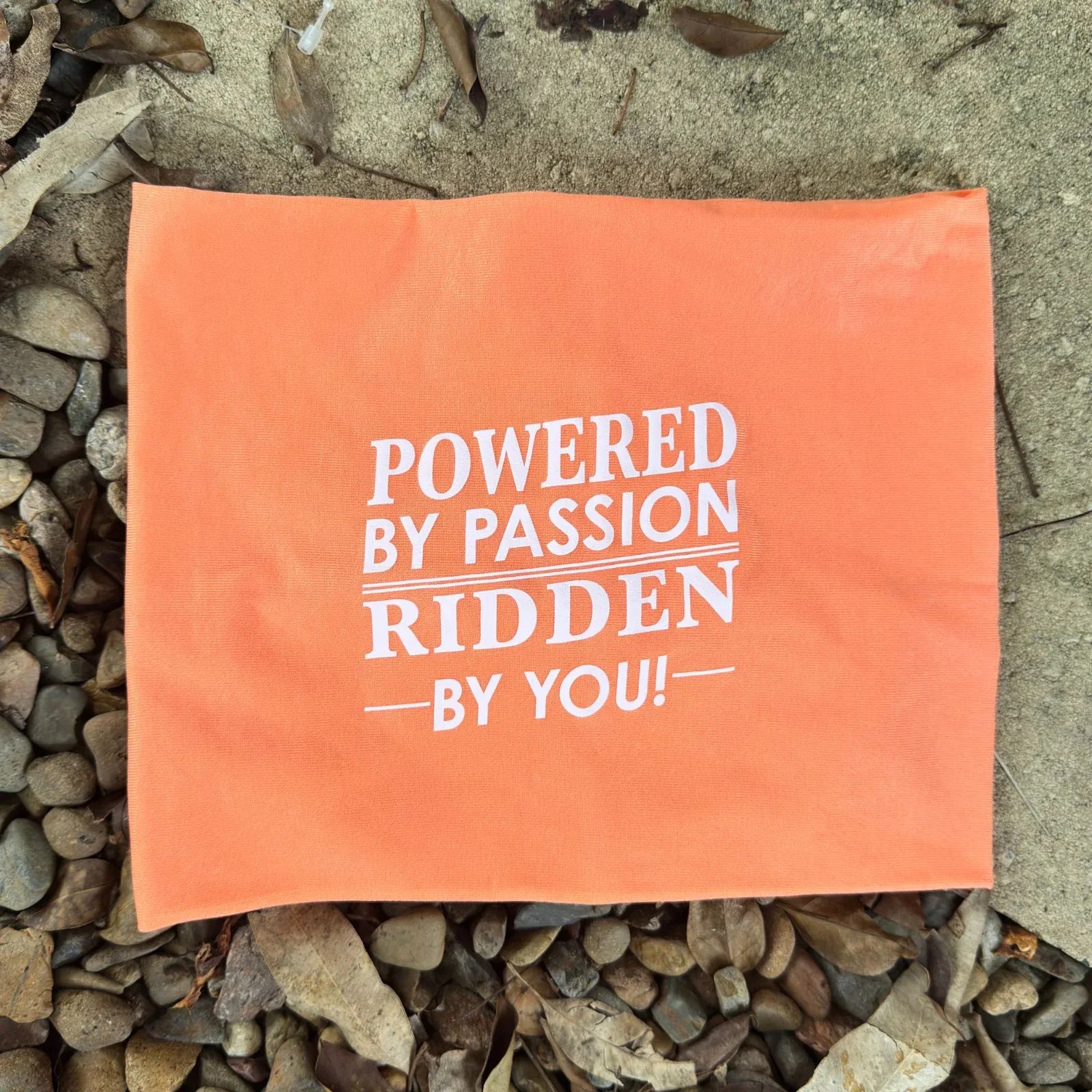 Powered by Passion, Ridden by You Cycling Snood - Birds on Bikes