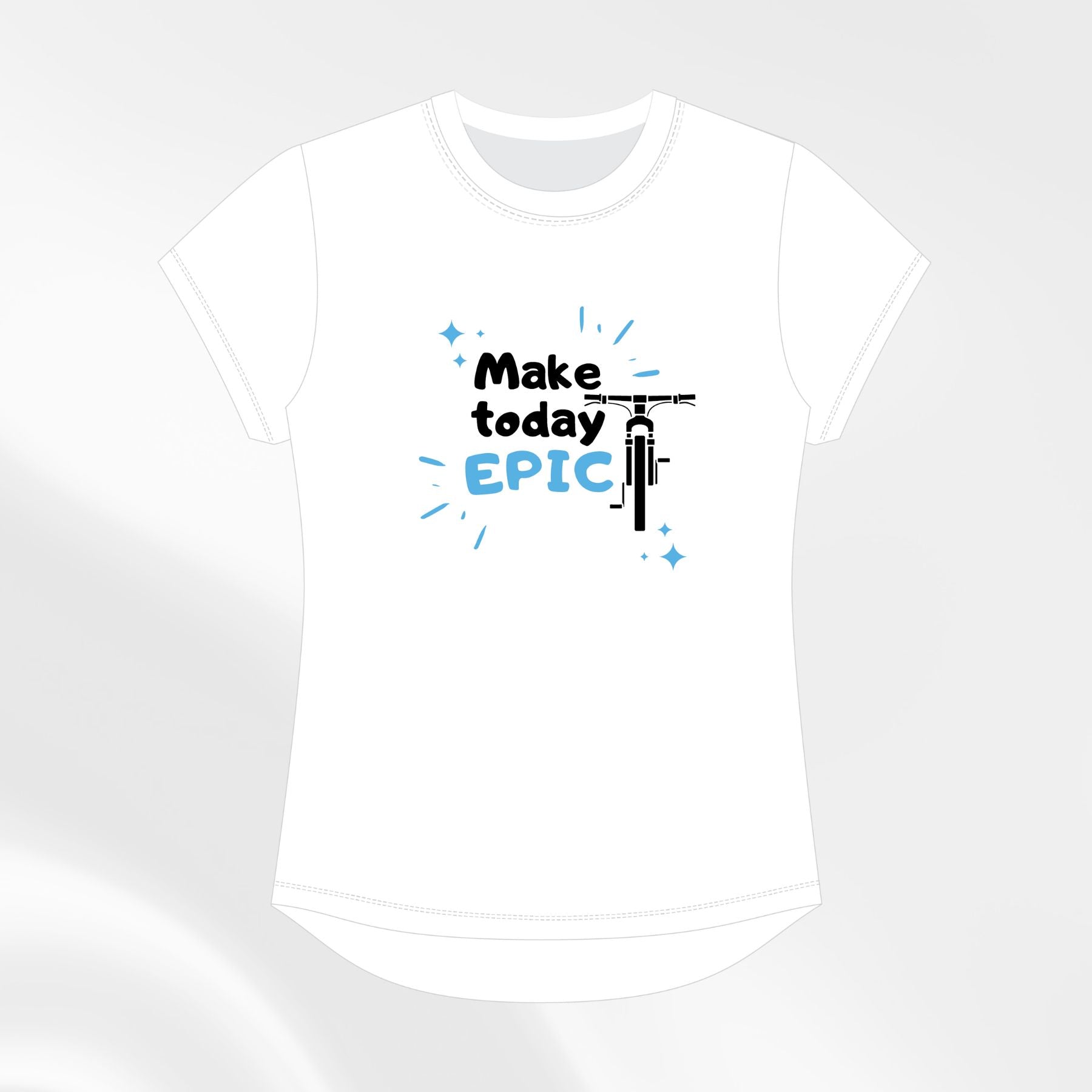 Inclusive sizing women’s cycling t-shirt made in Brisbane