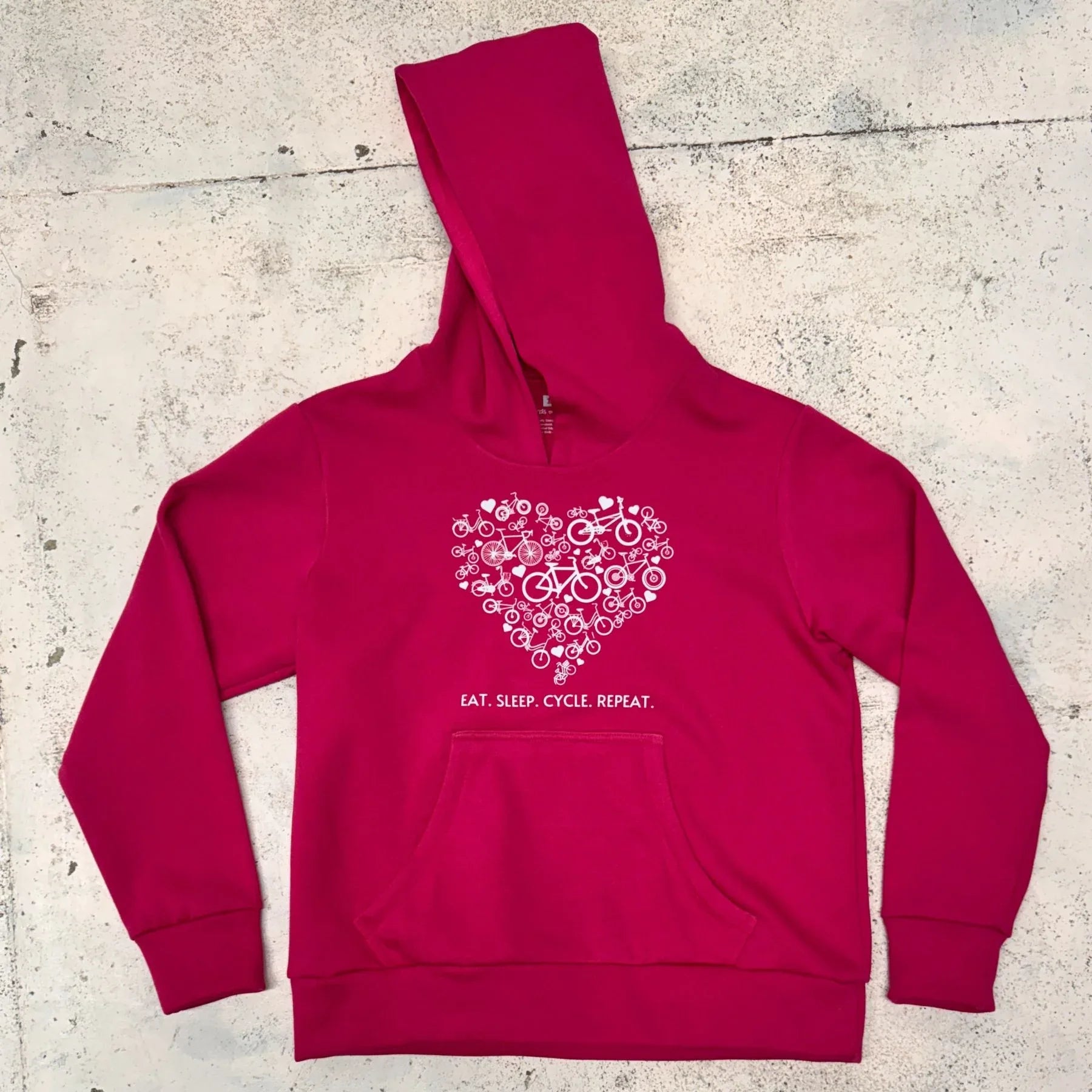 Eat Sleep Cycle Repeat - Outrider Hoodie - Birds on Bikes