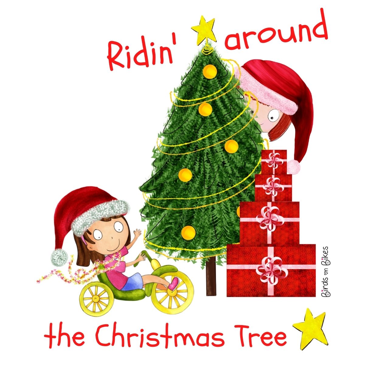 'Ridin' Around the Christmas Tree' T-Shirt