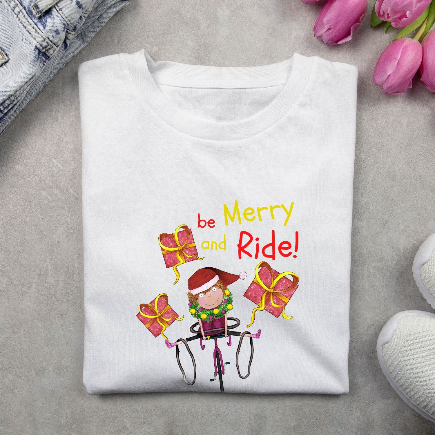 Be Merry and Ride Tee