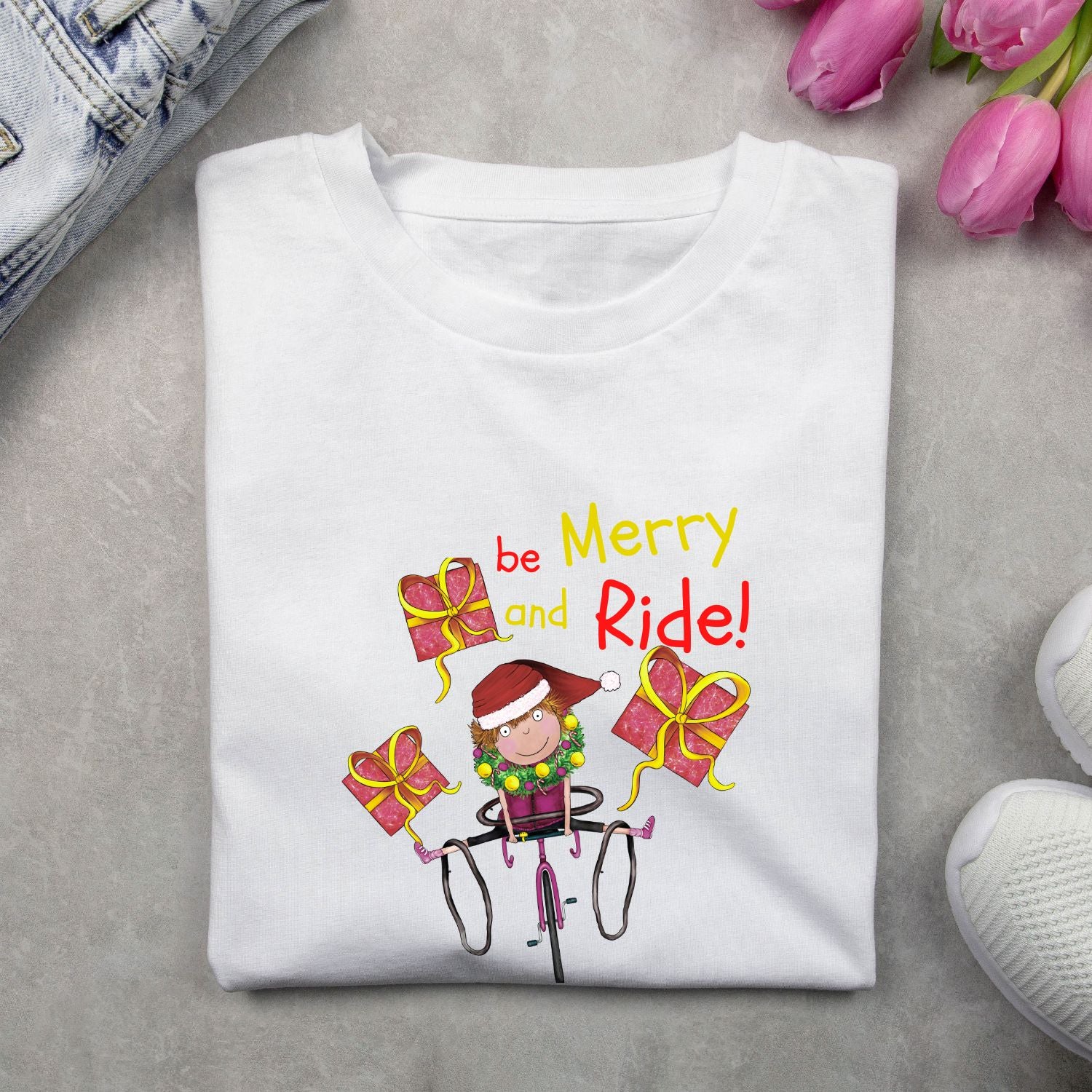 Be Merry and Ride Tee