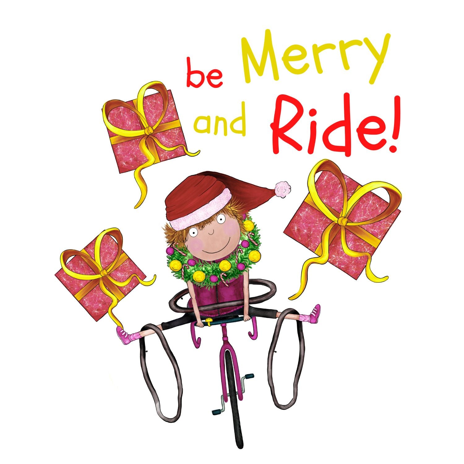 Be Merry and Ride Tee
