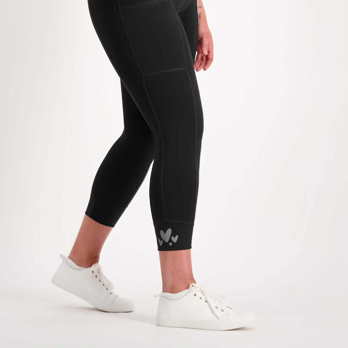 Essential Pocket Cycling Capri Black - Birds on Bikes