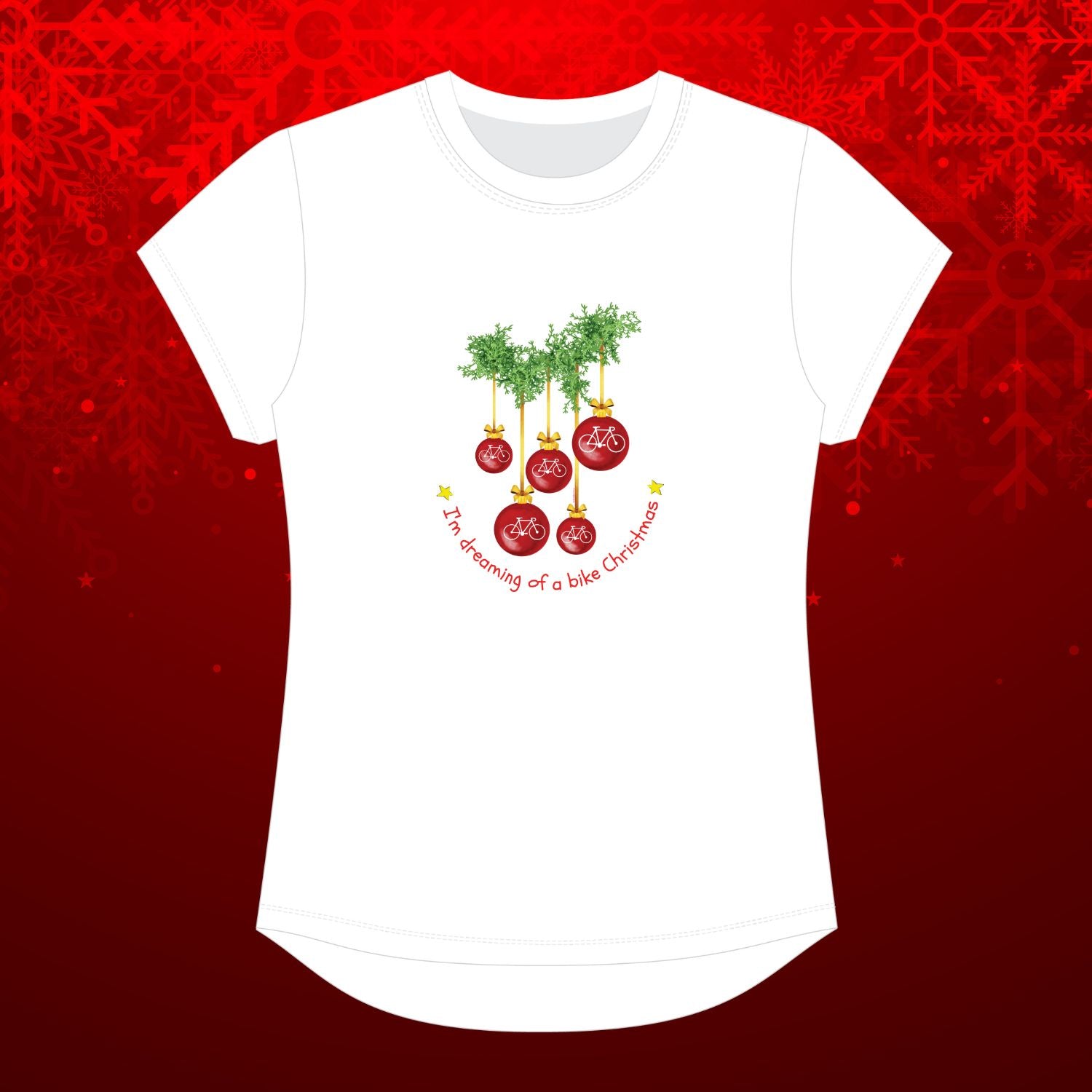 I’m Dreaming of a Bike Christmas Tee