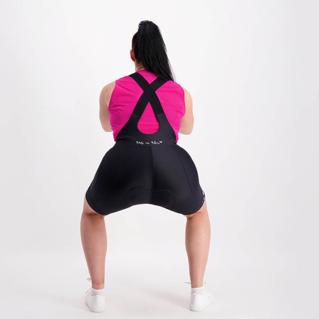 Power Pocket Bib Shorts women’s cycling bibs with deep side pockets