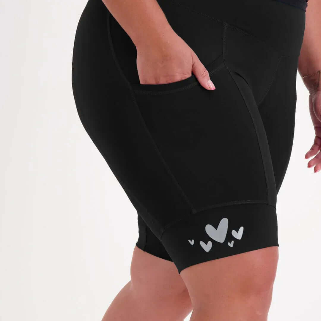Essential Pocket Padded Bike Shorts (ECONYL®) - Birds on Bikes