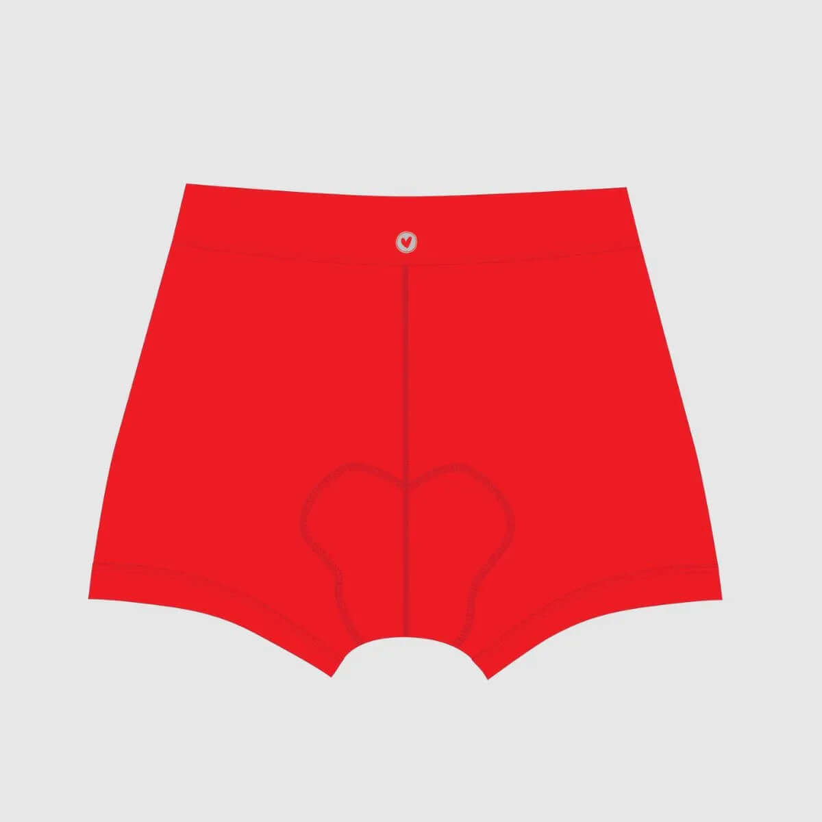 Red Padded Cycling Undershorts - Birds on Bikes