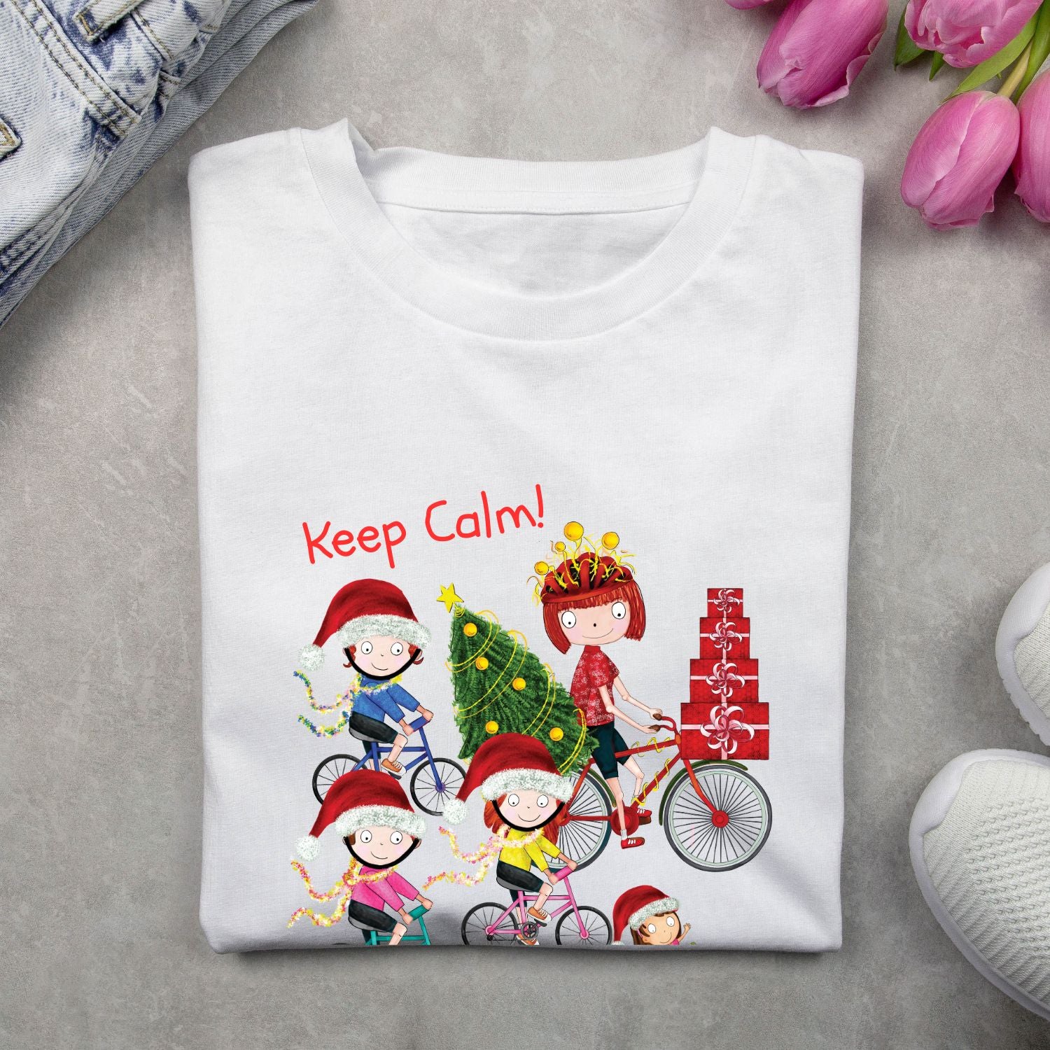 Keep Calm and Jingle All the Way Tee