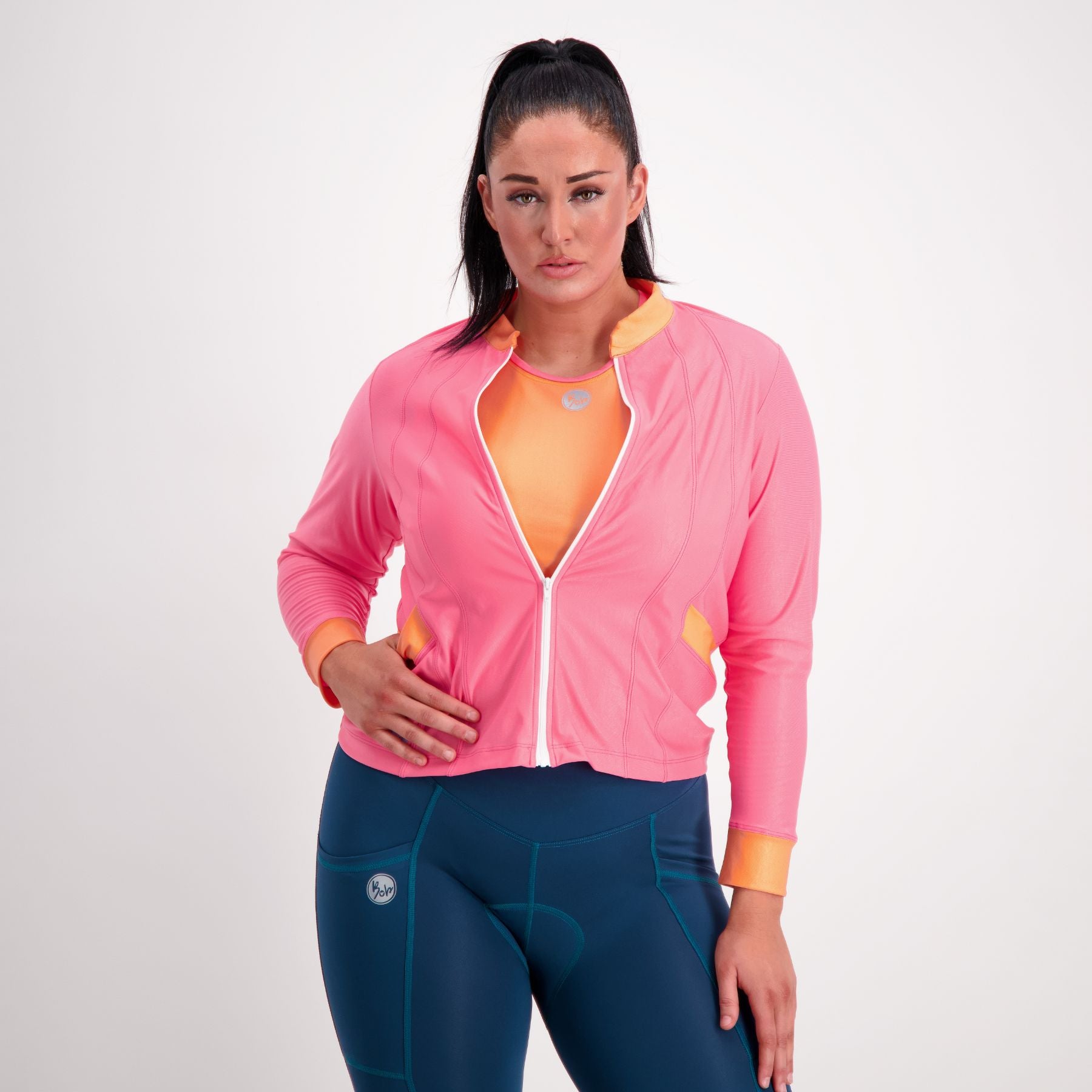 Venture Long Sleeve Cycling Jersey - Pink