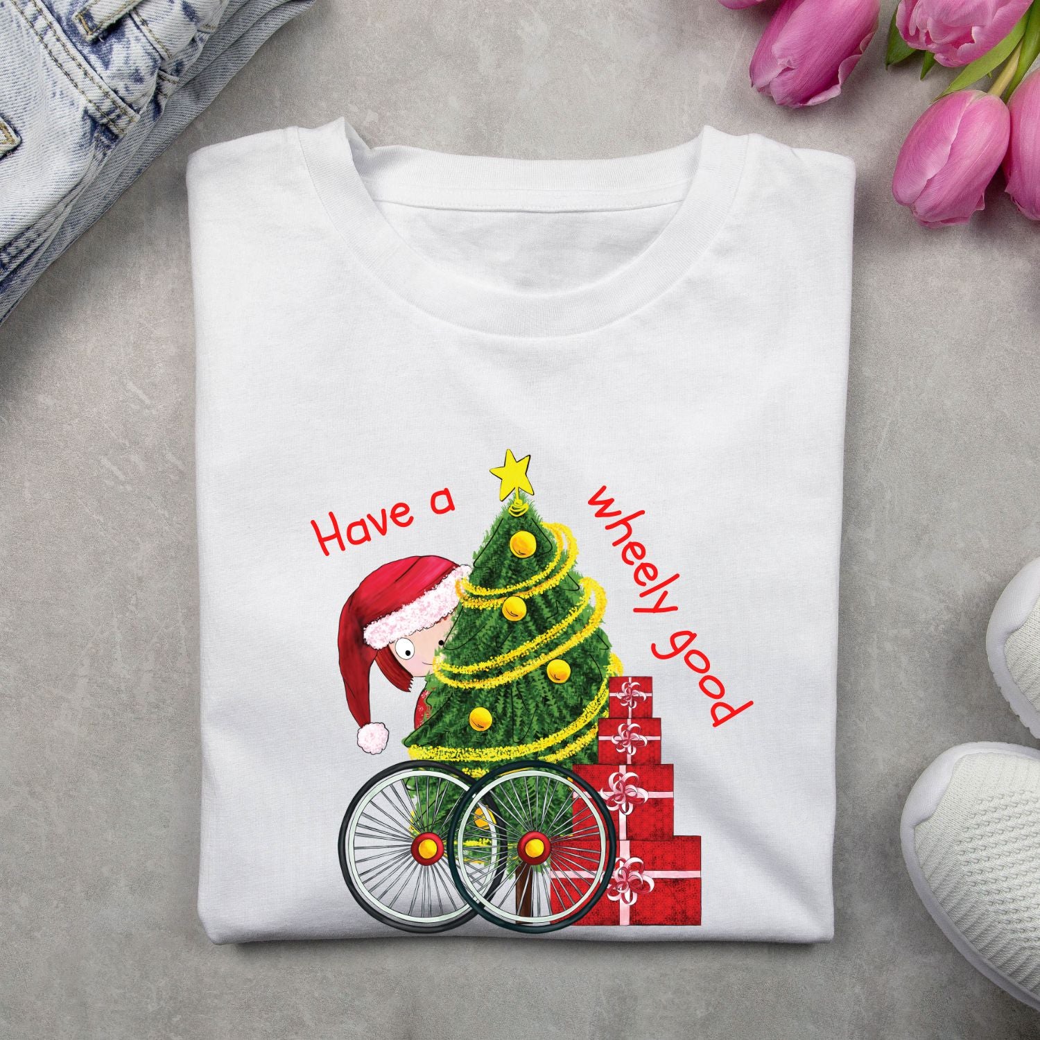 Have a Wheely Good Christmas Tee